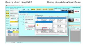 Hướng dẫn sử dụng chức năng Quản lý Khách hàng trên phần mềm cân SmartScale