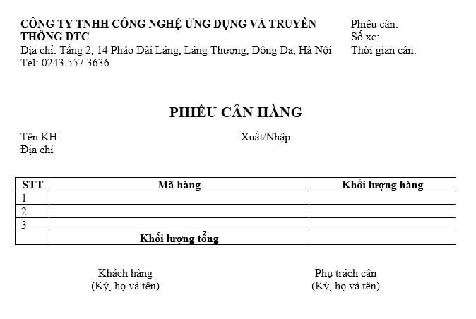 phieu can phan bon