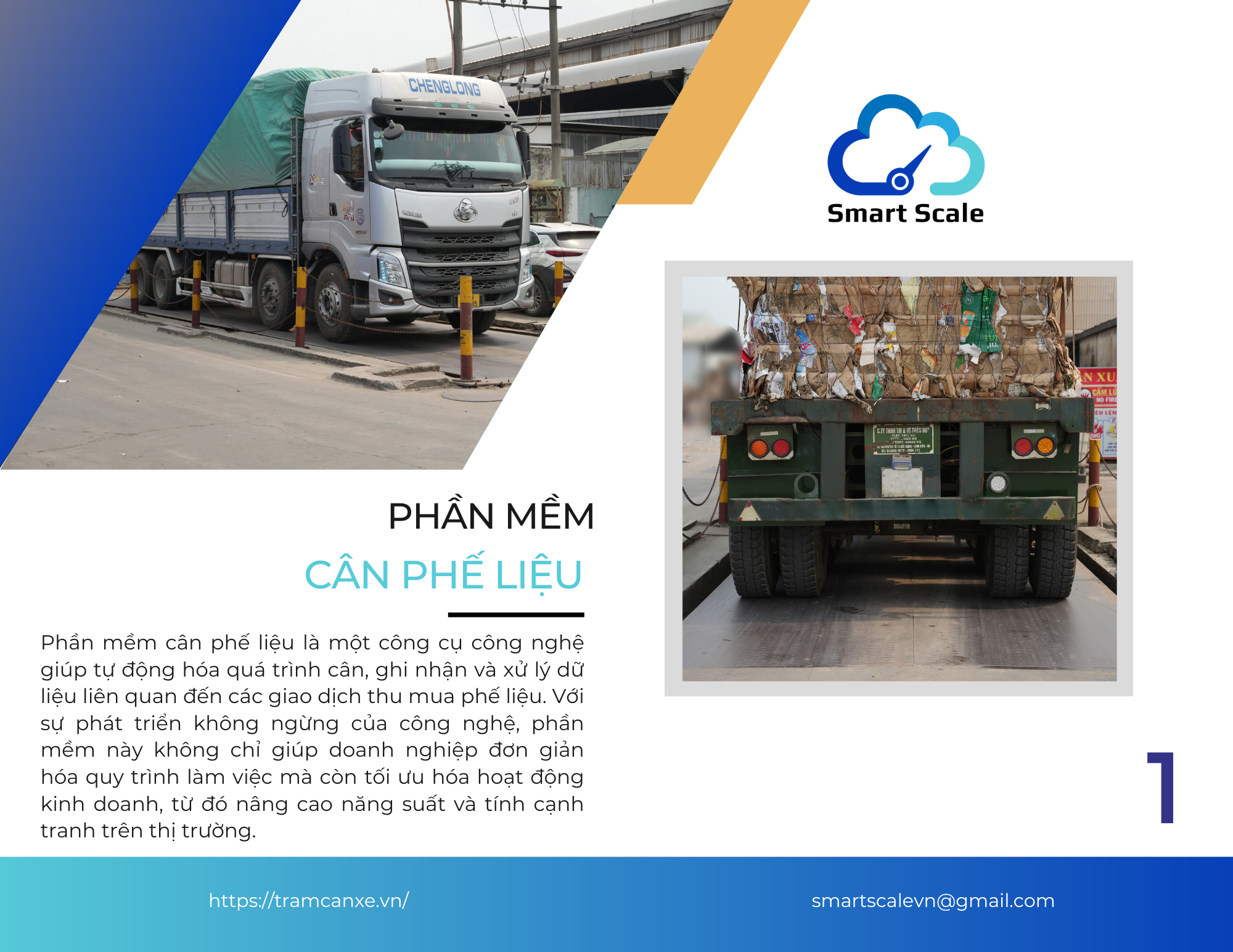 phần mềm cân phế liệu