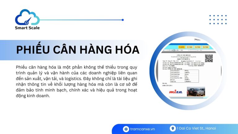 Phiếu cân hàng hóa