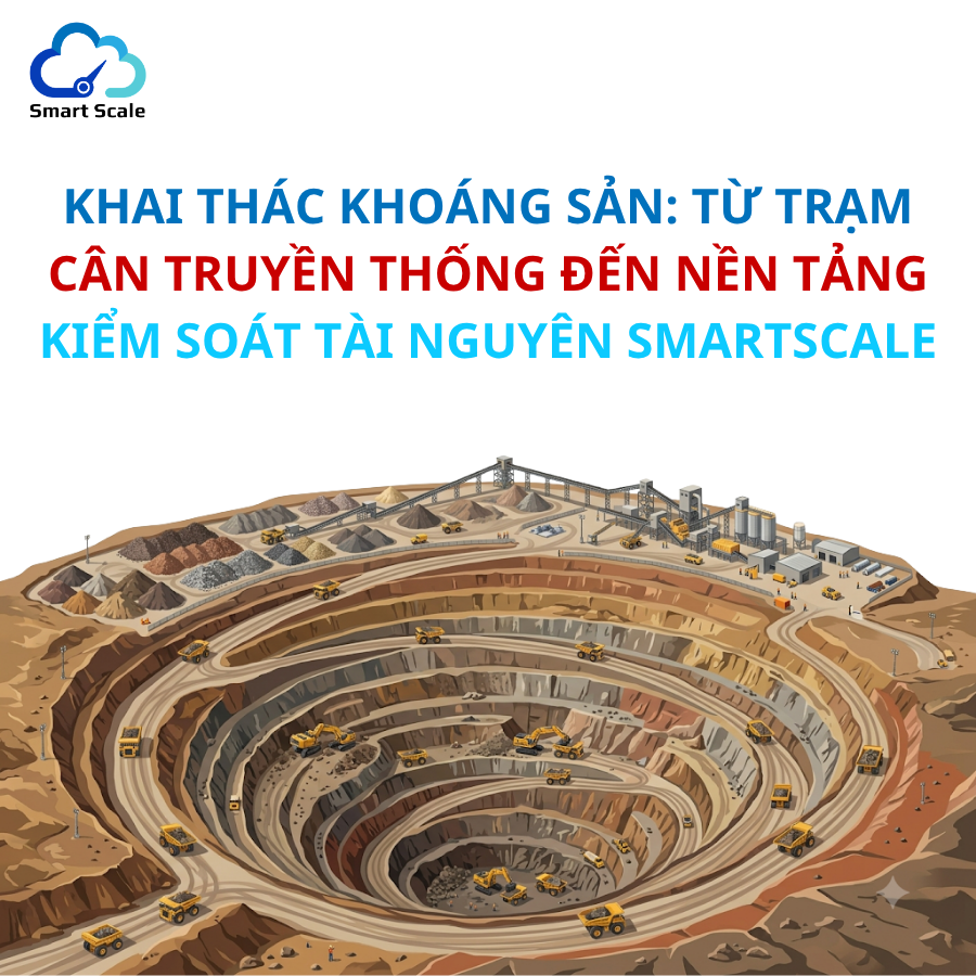 KHAI THÁC KHOÁNG SẢN: TỪ TRẠM CÂN TRUYỀN THỐNG ĐẾN NỀN TẢNG KIỂM SOÁT TÀI NGUYÊN SMARTSCALE