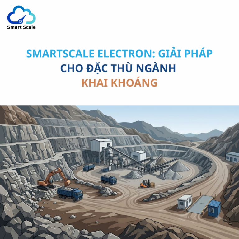 SmartScale Electron cho ngành khai khoáng: khi lưu lượng xe lớn không còn là bài toán khó kiểm soát