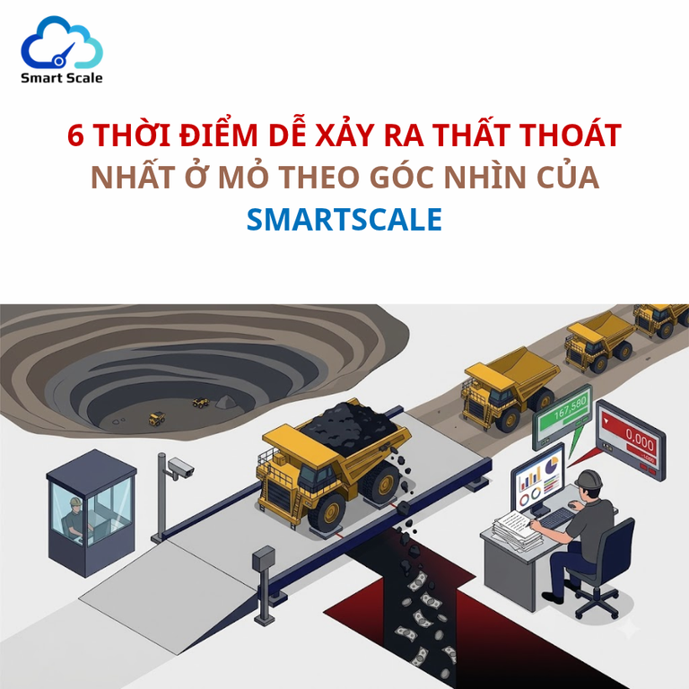 6 thời điểm dễ xảy ra thất thoát nhất ở mỏ theo góc nhìn của SmartScale